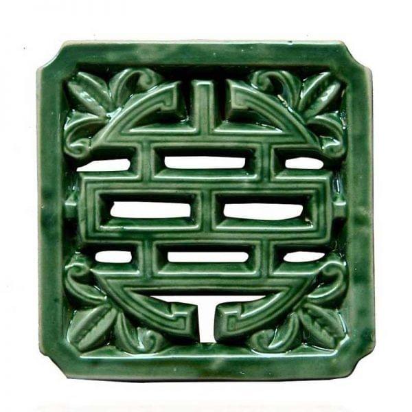 Thông Gió Men Chữ Thọ Vuông Gạch Thông Gió Chữ Thọ Vuông - Ảnh 1