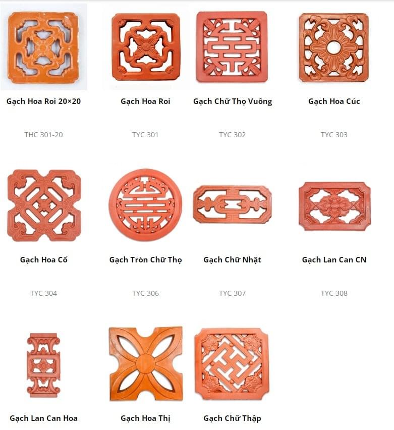 Gạch Thông Gió Gốm - Ảnh 1