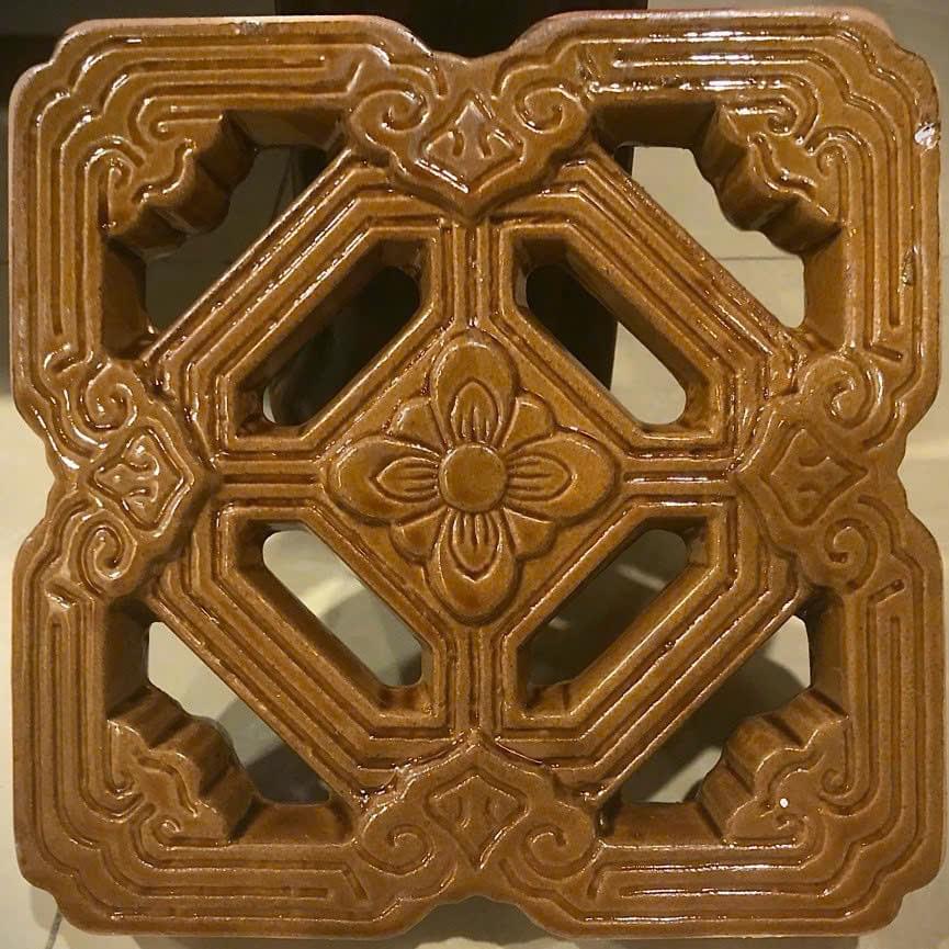 Gạch Thông Gió Men Hoa Cổ - Ảnh 1