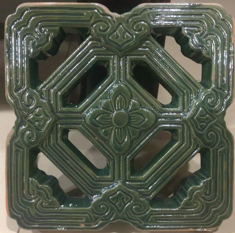 Gạch Thông Gió Men Hoa Cổ - Ảnh 5